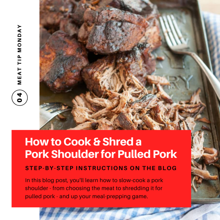 How to Cook & Shred a Pork Shoulder for Pulled Pork