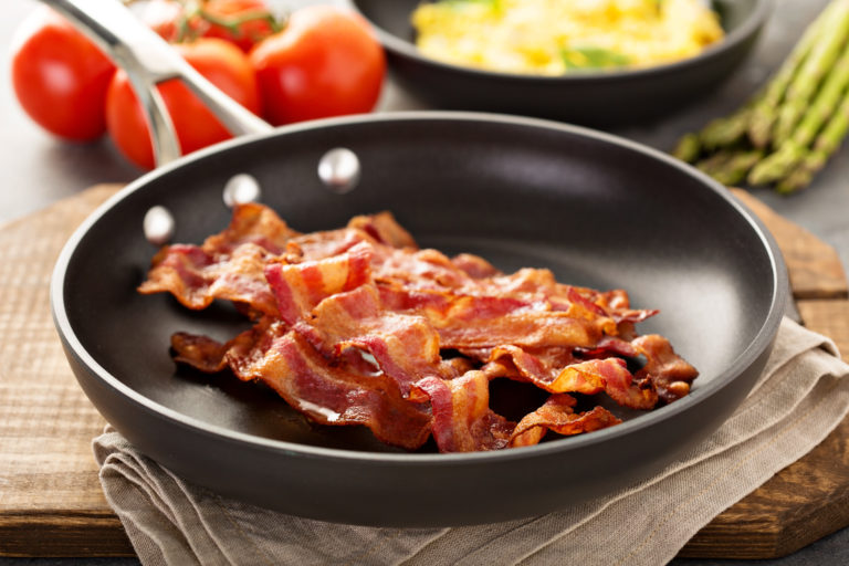 Apple-smoked bacon is now on sale!