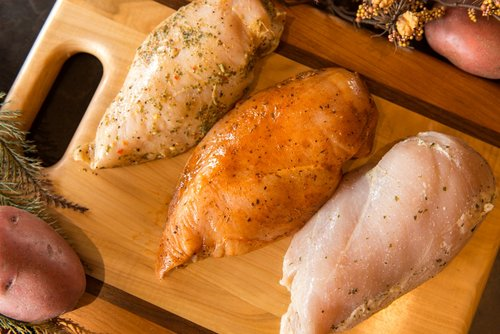 All flavors of Barrett’s chicken breasts are now on sale!