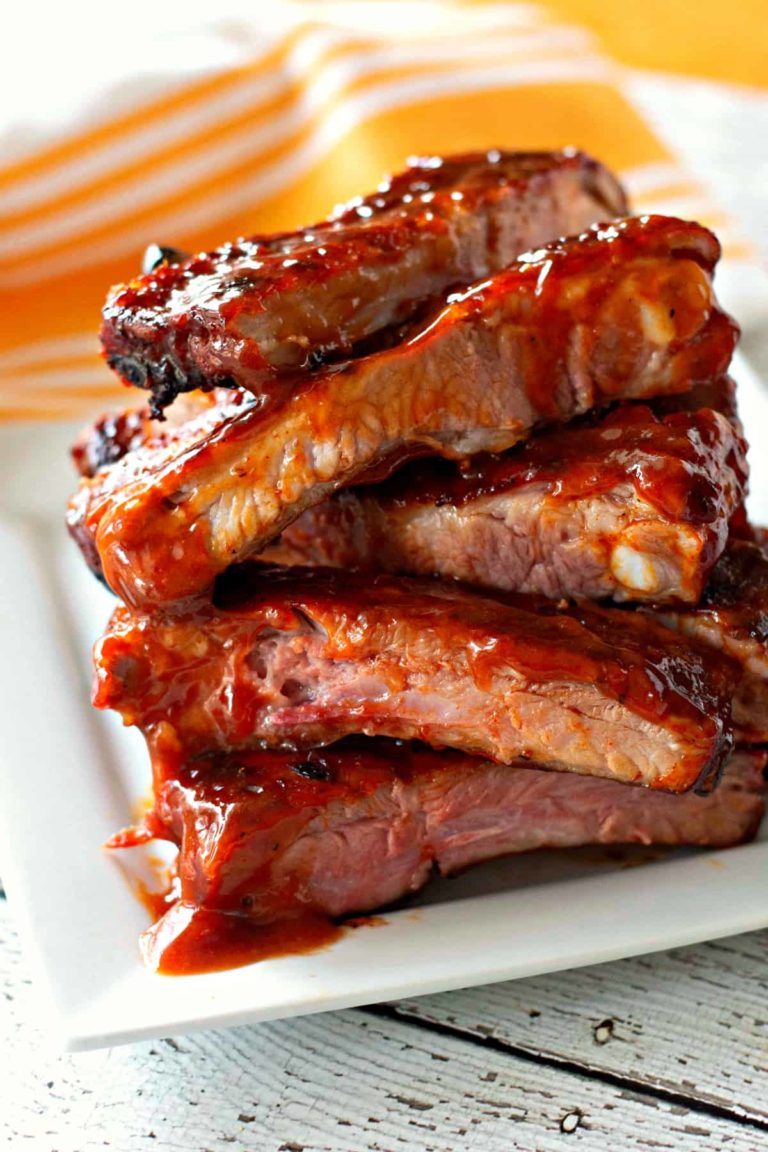 Grilled Honey Chipotle BBQ Ribs