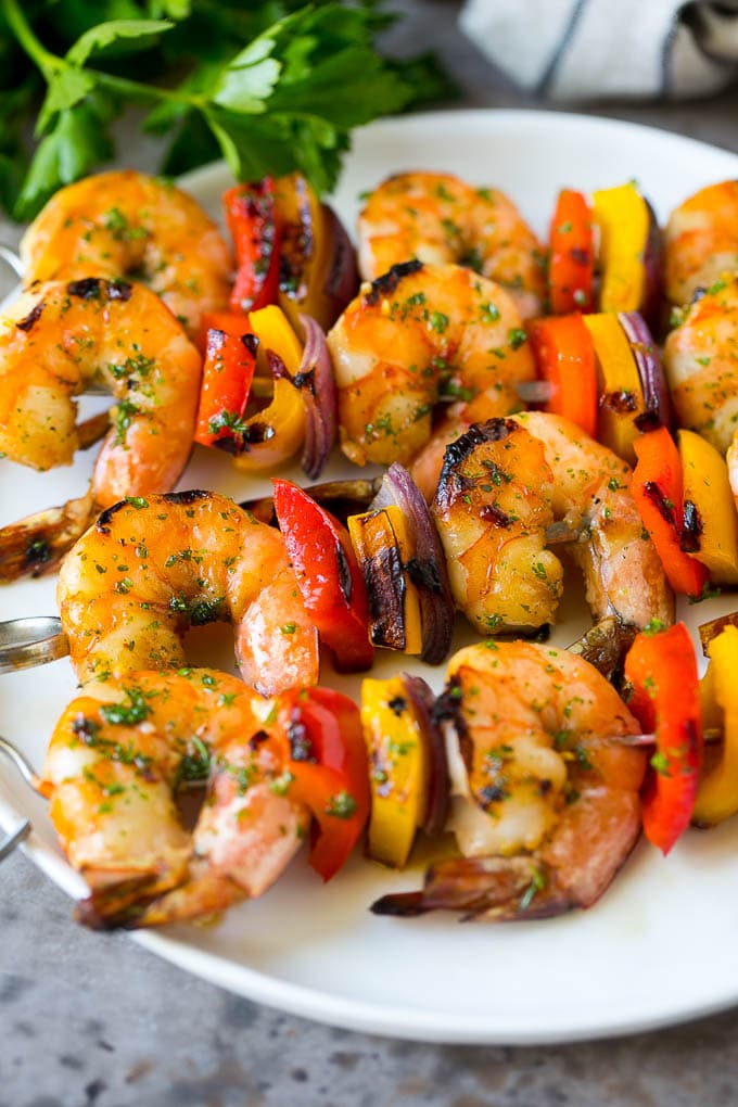 Shrimp & Veggie Kabobs