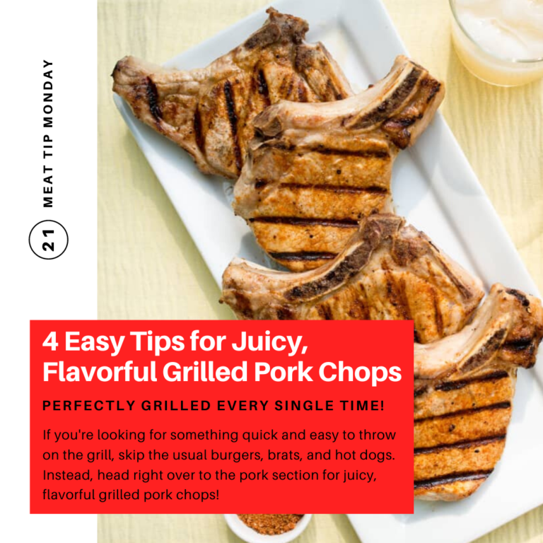 4 Easy Tips for Juicy, Flavorful Grilled Pork Chops