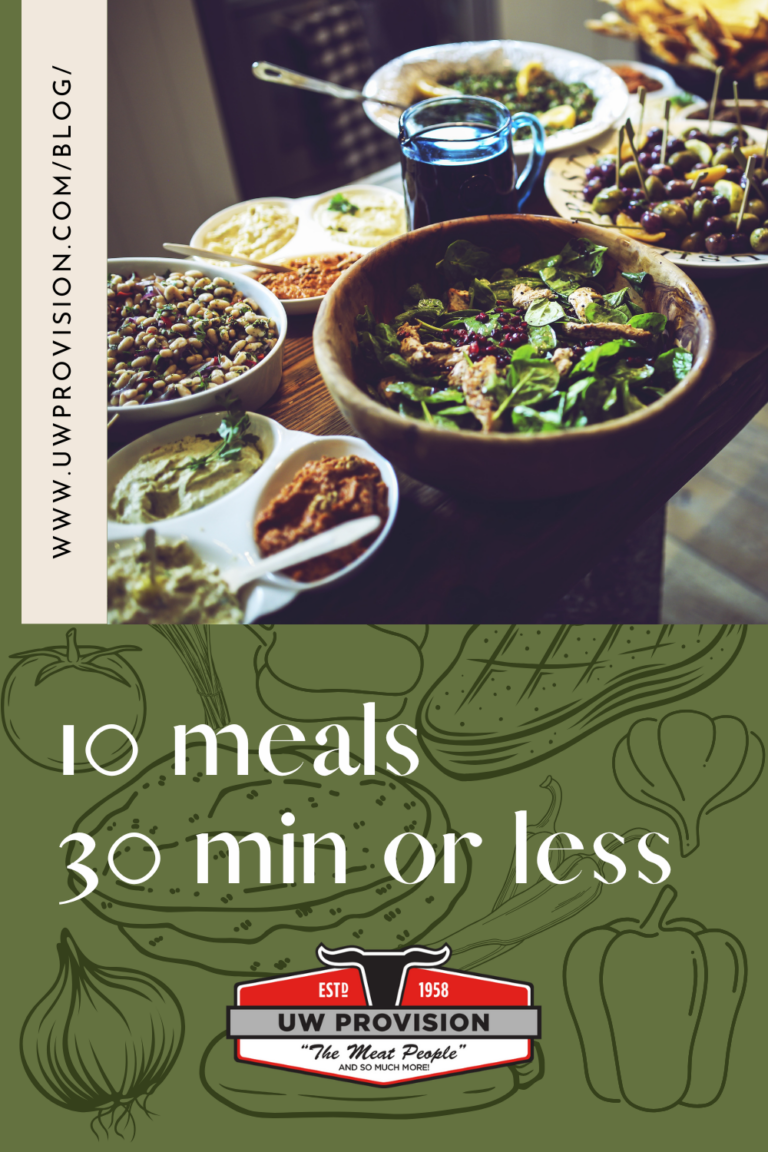 10 Recipes for Under 30 Minute Meals