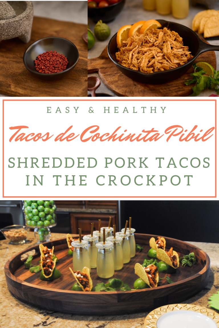 Tacos de Cochinita Pibil | Shredded Pork Tacos in the Crockpot