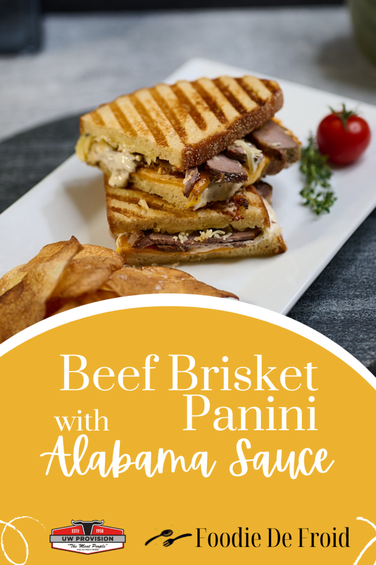 Beef Brisket Panini with Alabama Sauce