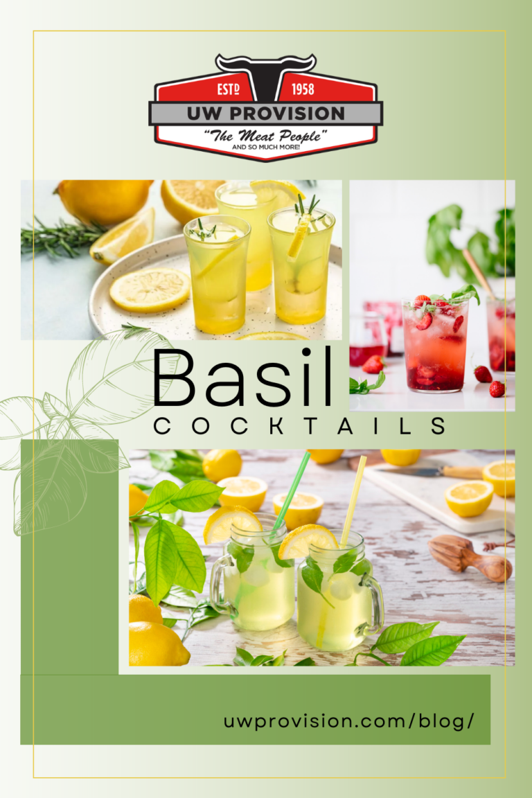 Basil Infused Fruity Cocktails