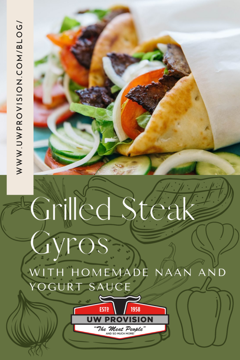 Grilled Steak Gyros with Homemade Naan