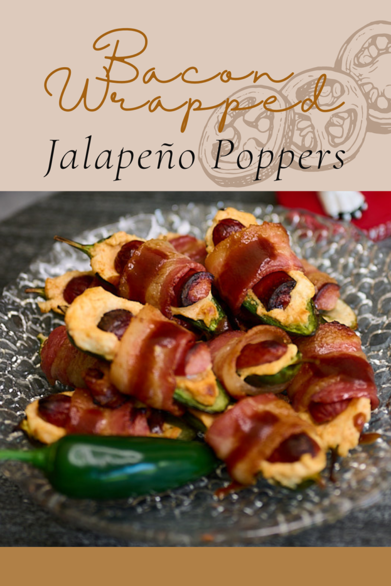 Bacon Wrapped Jalapeño Poppers