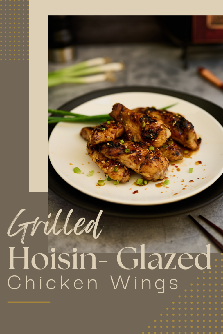 Grilled Hoisen-Glazed Chicken Wings