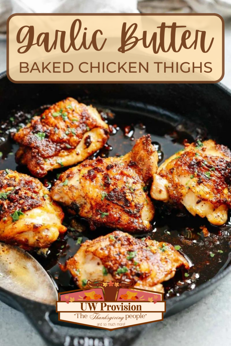 Garlic Butter Baked Chicken Thighs