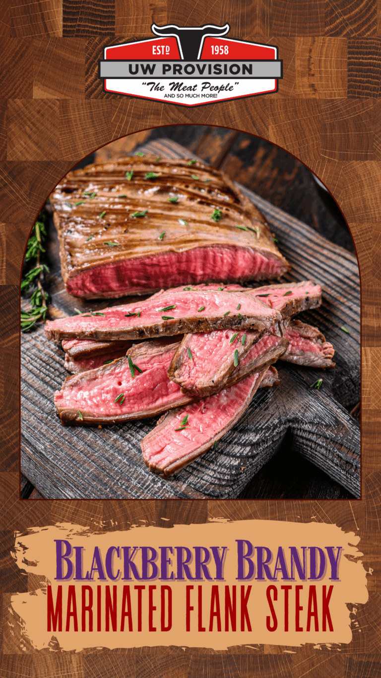 Blackberry Brandy Marinated Flank Steak